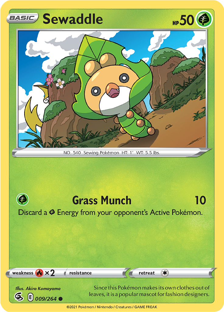 Sewaddle (Reverse Holo)
