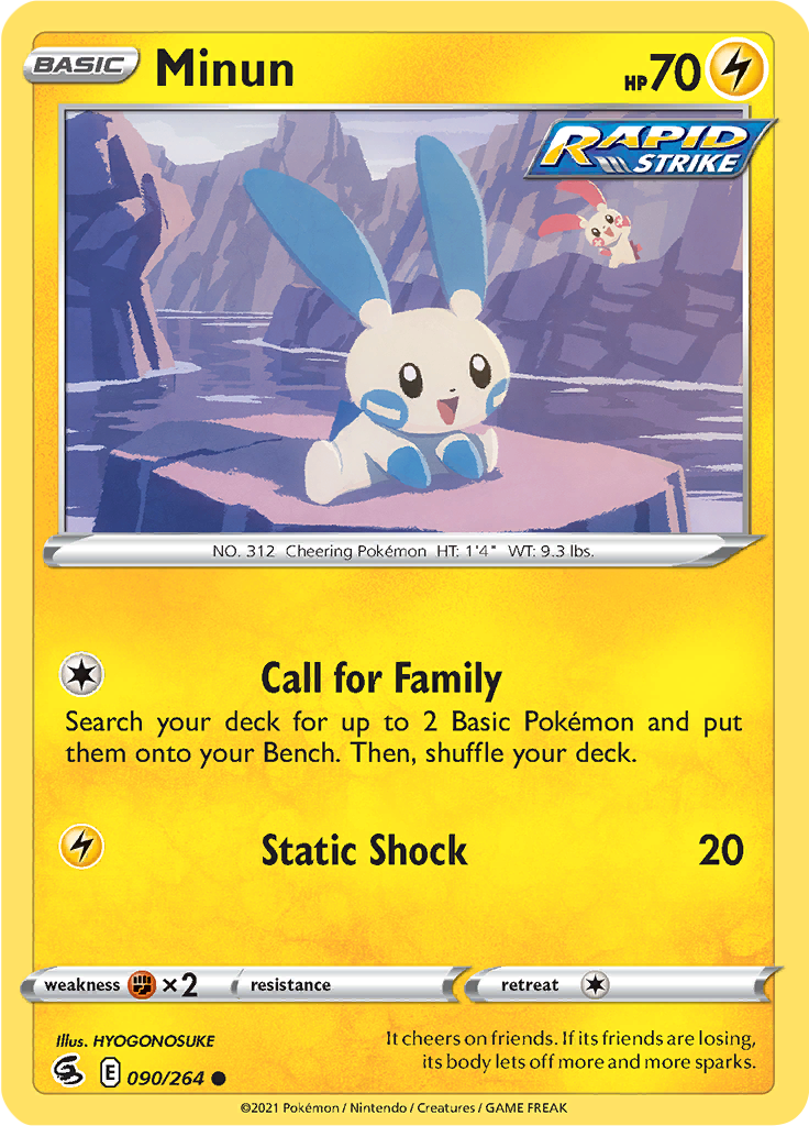 Minun (Reverse Holo)