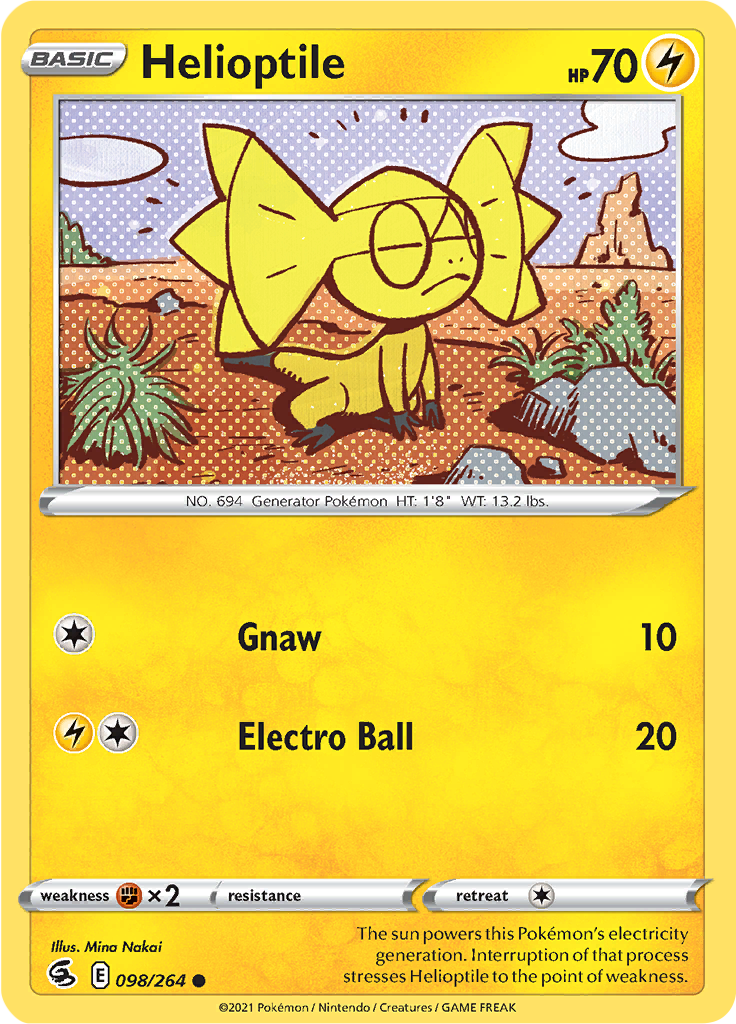 Helioptile (Reverse Holo)