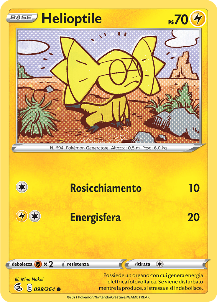 Helioptile (Reverse Holo)