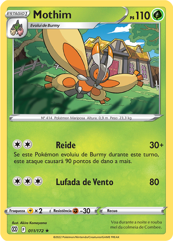 Mothim (Reverse Holo)