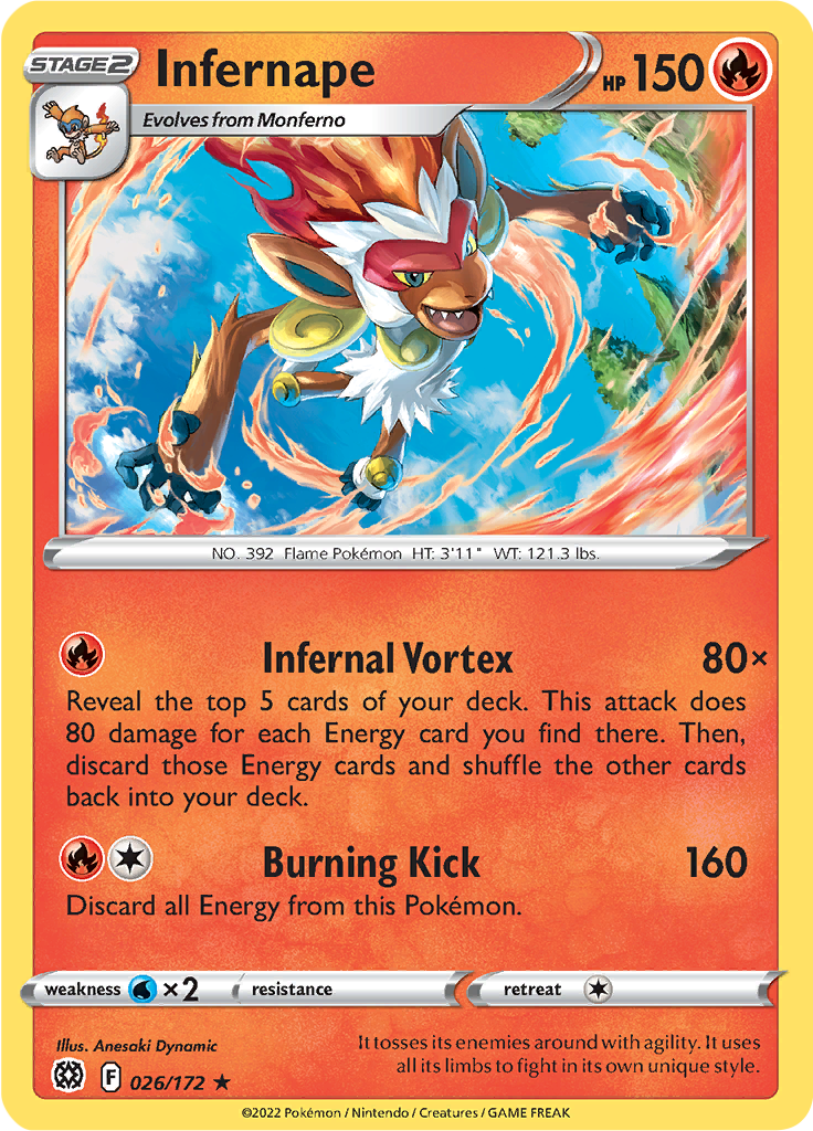 Infernape (Reverse Holo)