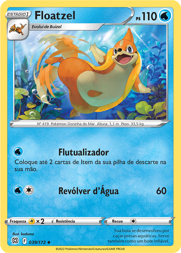 Floatzel (Reverse Holo)