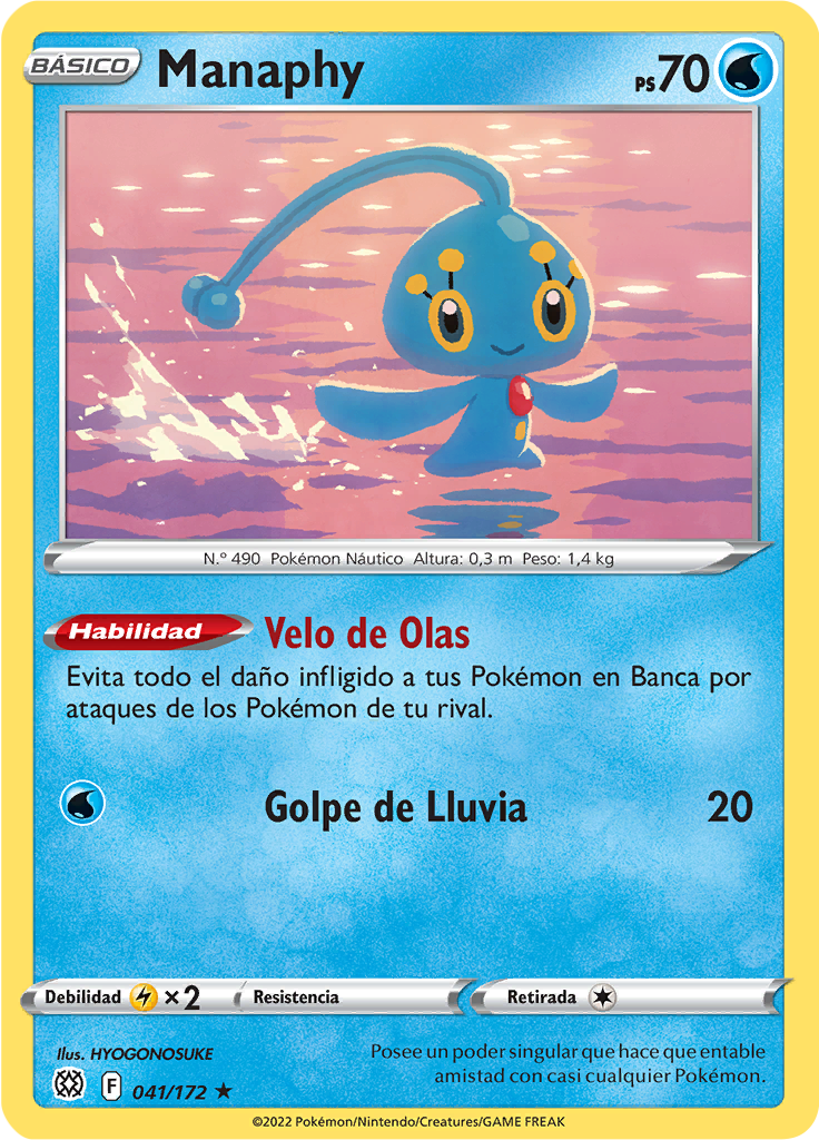 Manaphy (Reverse Holo)