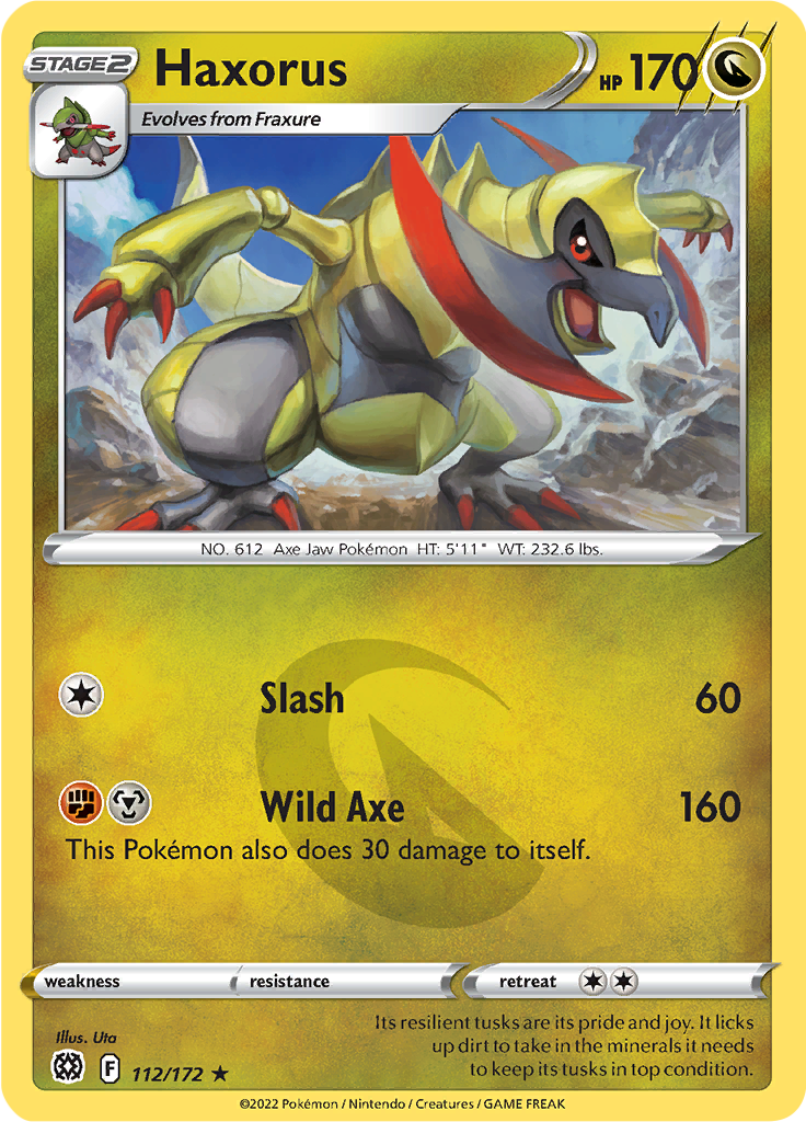 Haxorus (Reverse Holo)