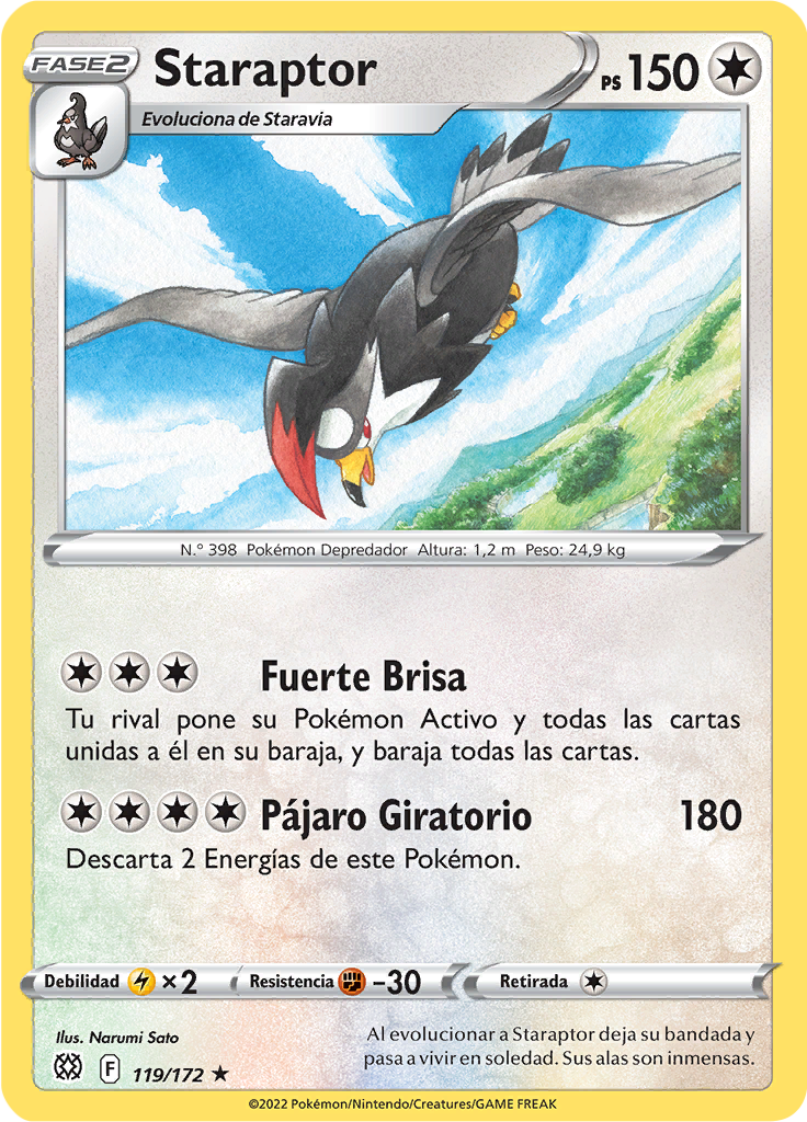 Staraptor (Reverse Holo)