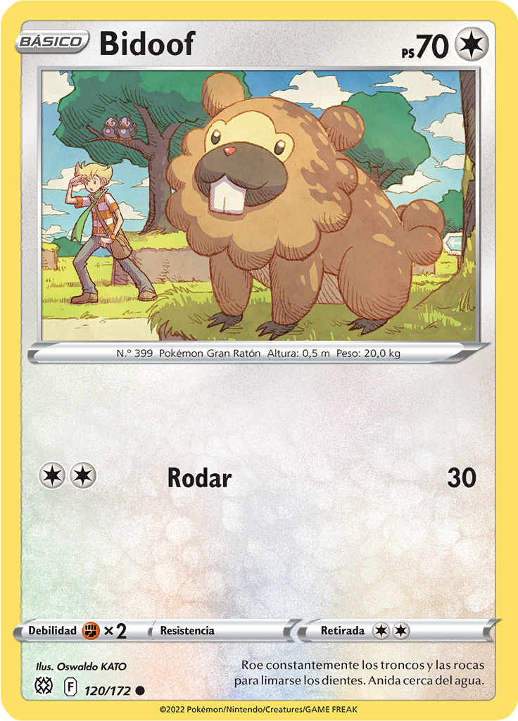 Bidoof (Reverse Holo)