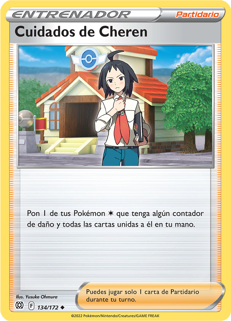 Cuidados de Cheren (Reverse Holo)