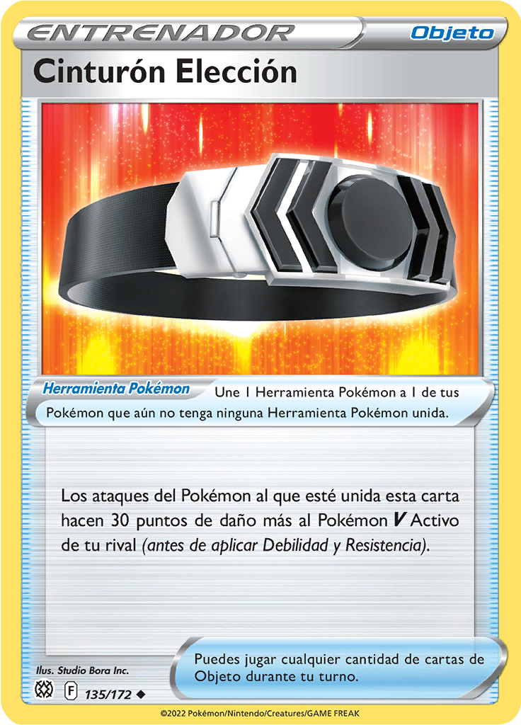 Cinturón Elección (Reverse Holo)