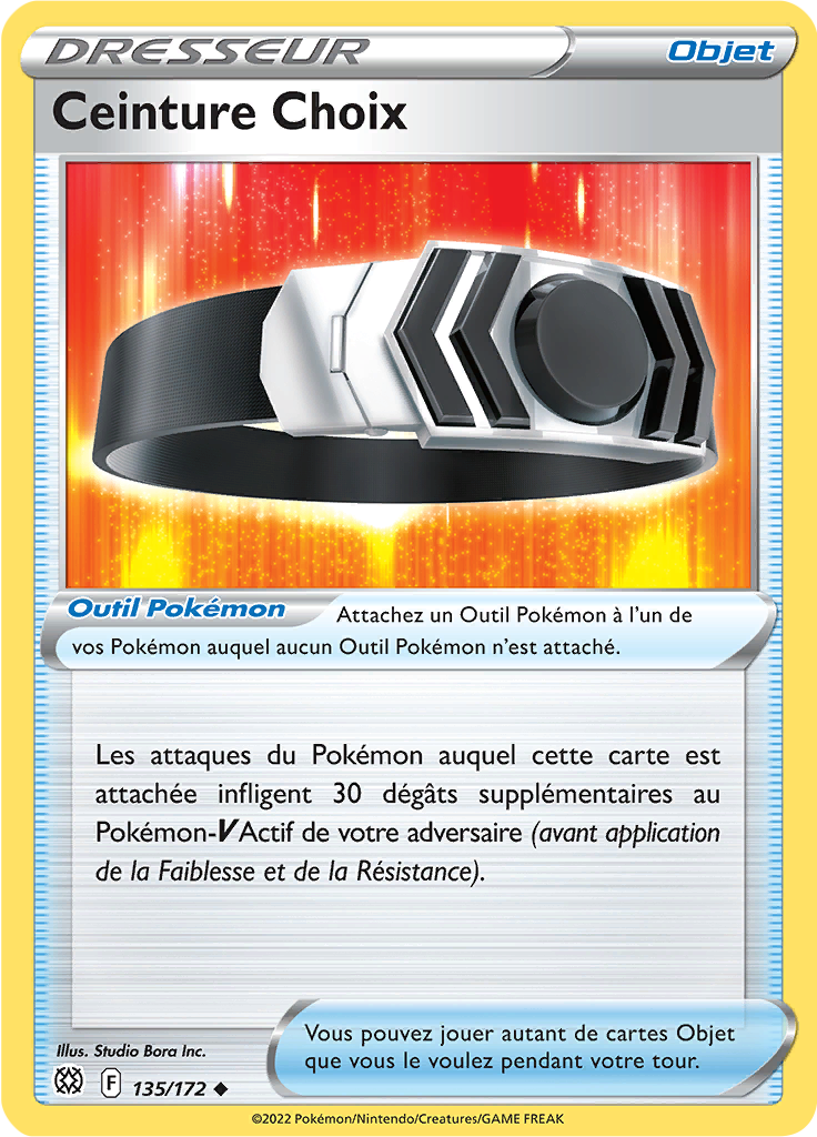 Ceinture Choix (Reverse Holo)
