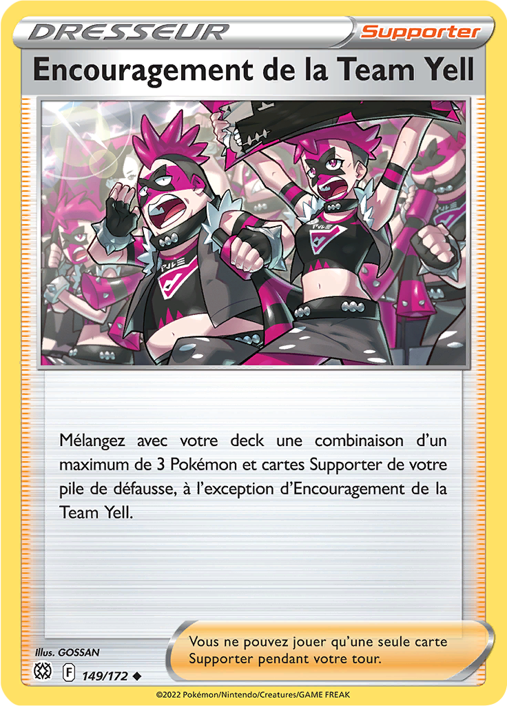 Encouragement de la Team Yell (Reverse Holo)