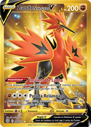 Zapdos de Galar V