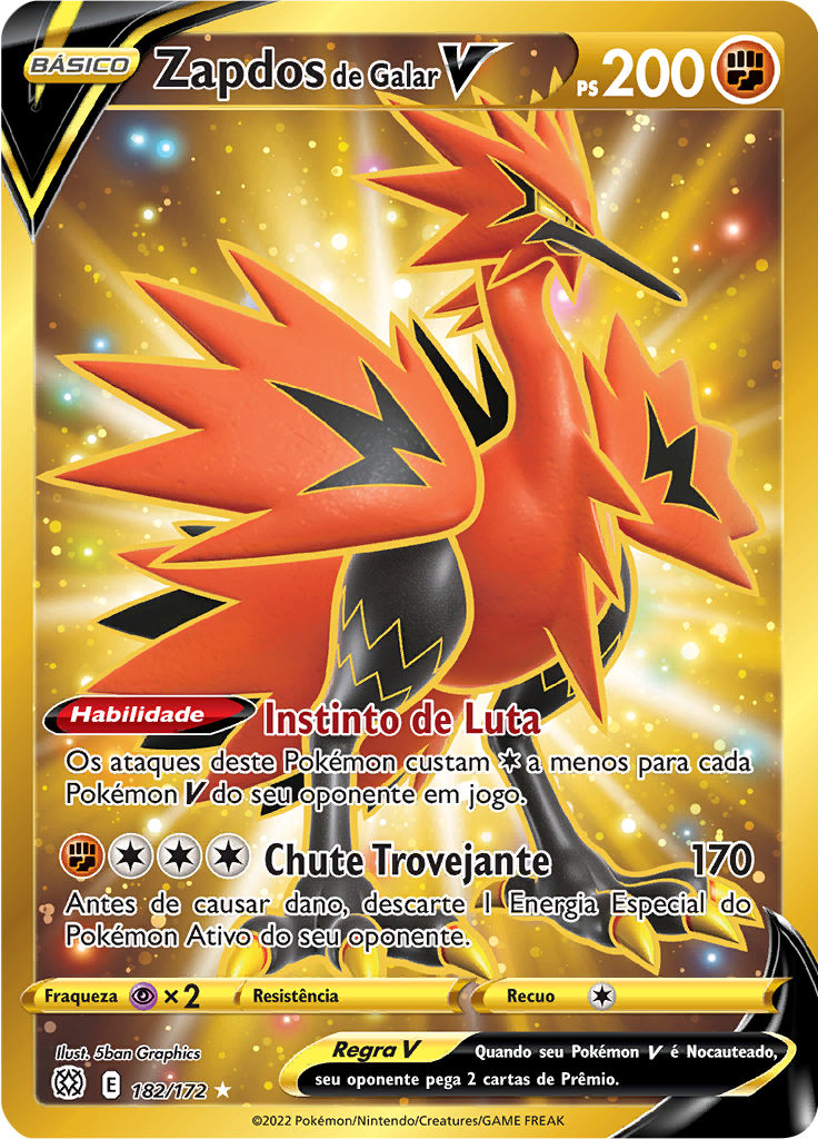 Zapdos de Galar V