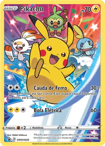 Pikachu — SWSH Black Star Promos