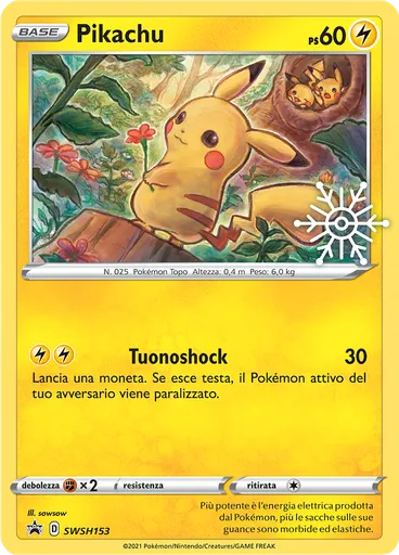 Pikachu — SWSH Black Star Promos