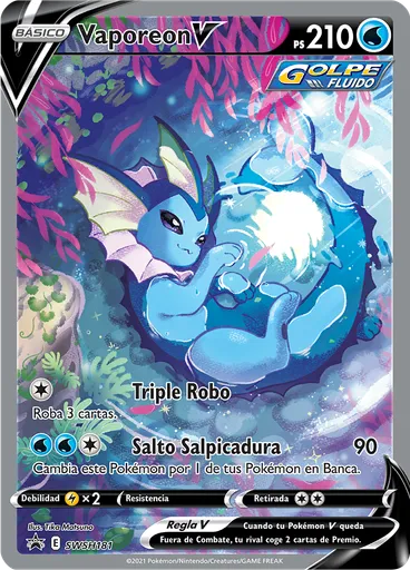 Vaporeon V — SWSH Black Star Promos