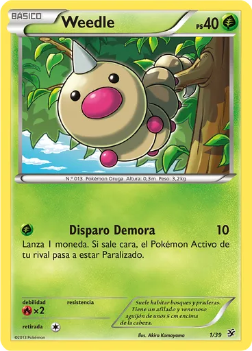 Weedle — Bienvenidos a Kalos