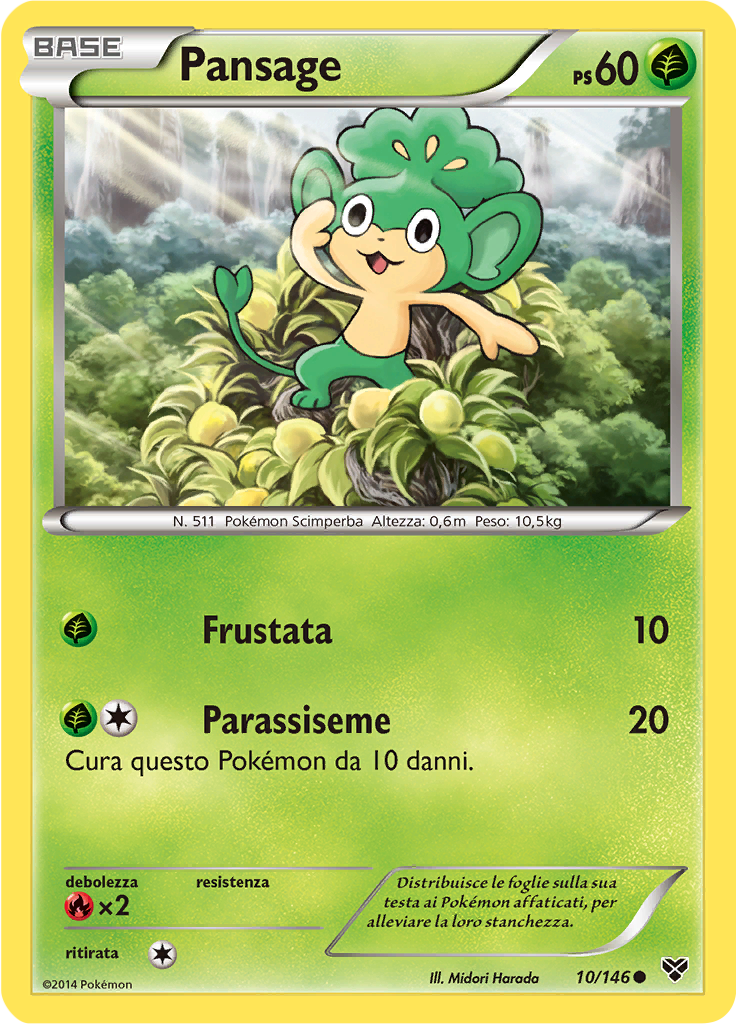 Pansage (Reverse Holo)