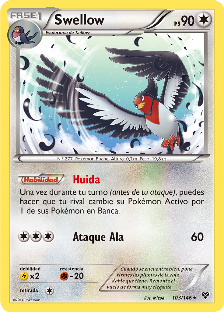 Swellow (Reverse Holo)