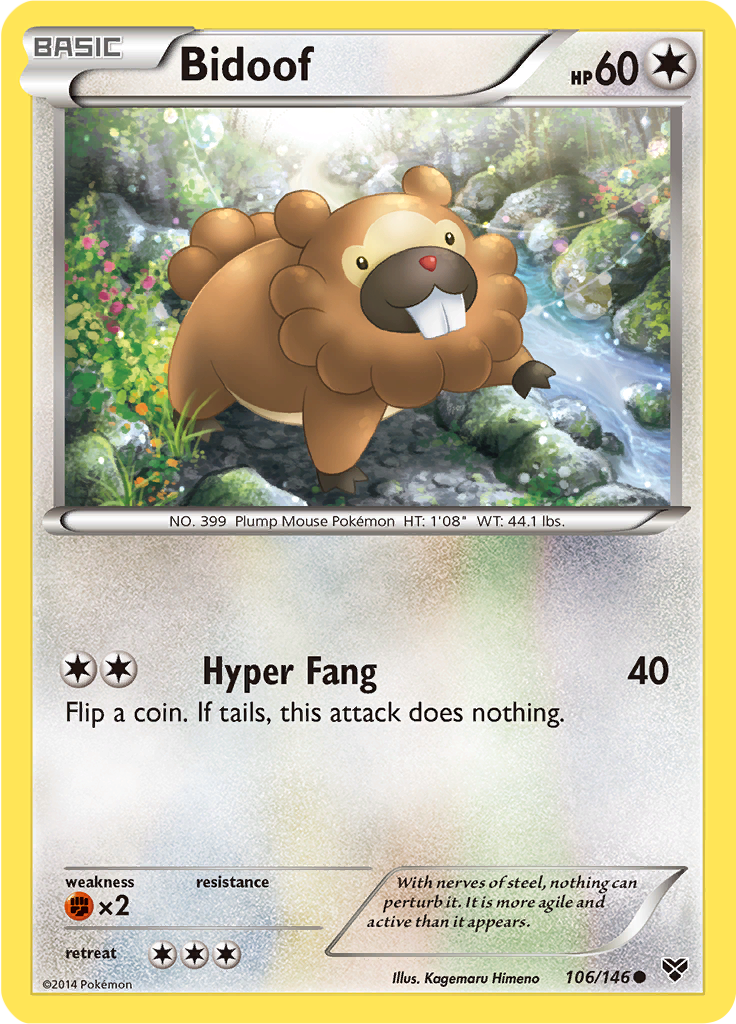 Bidoof (Reverse Holo)