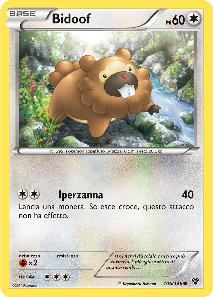 Bidoof (Reverse Holo)