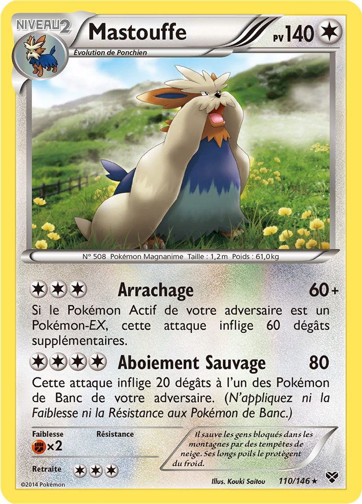 Mastouffe (Reverse Holo)