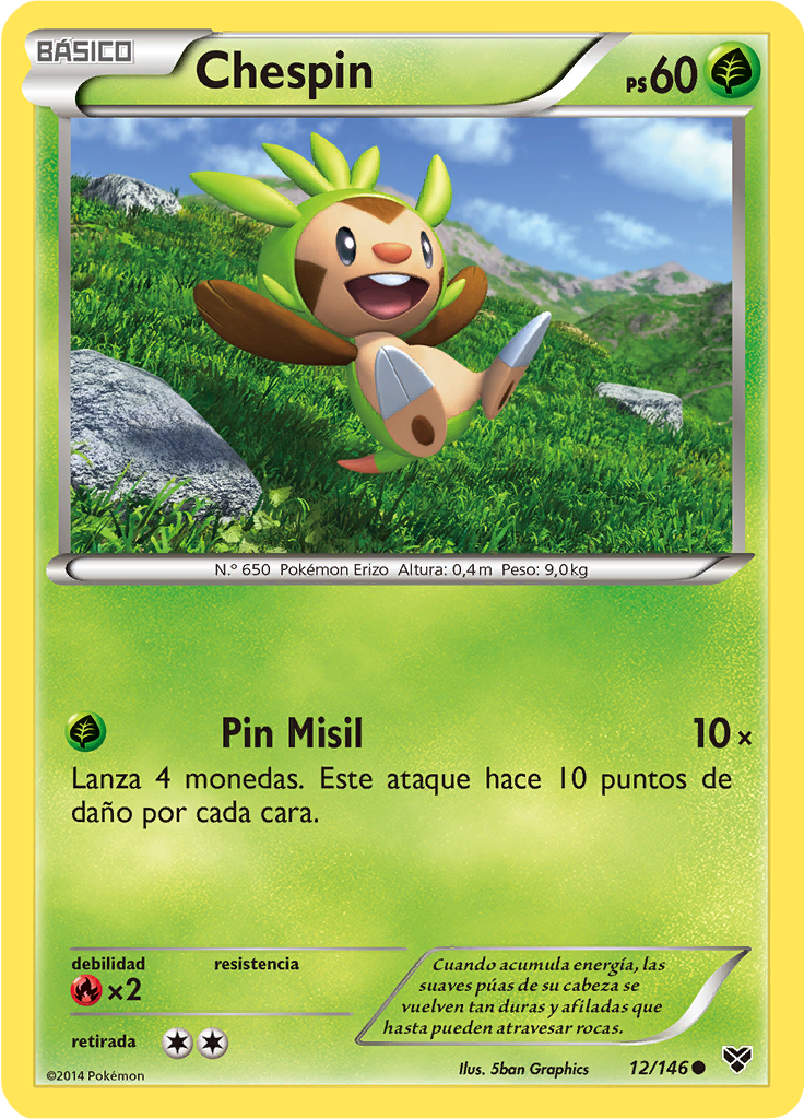 Chespin (Reverse Holo)