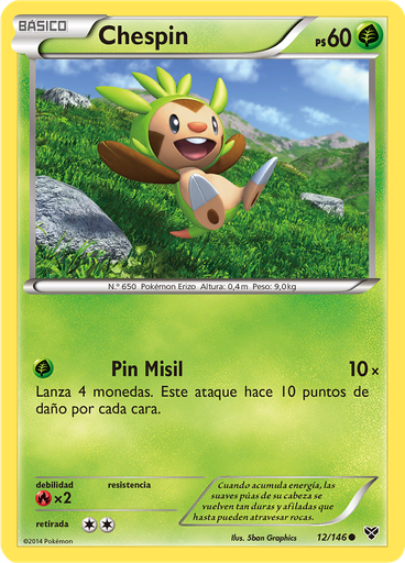 Chespin (Reverse Holo)