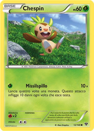 Chespin (Reverse Holo)