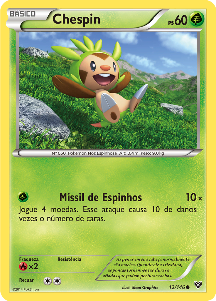 Chespin (Reverse Holo)
