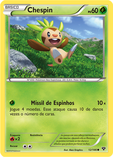 Chespin (Reverse Holo)