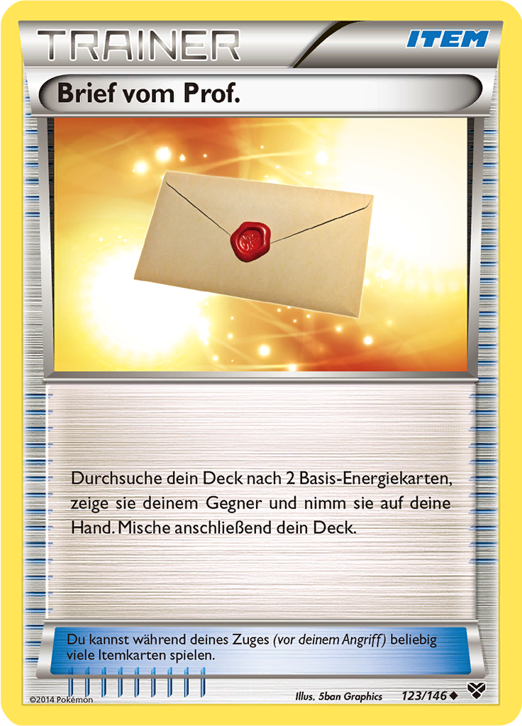 Brief vom Prof.