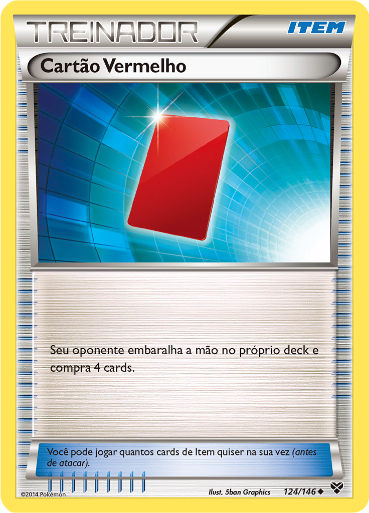 Cartão Vermelho (Reverse Holo)