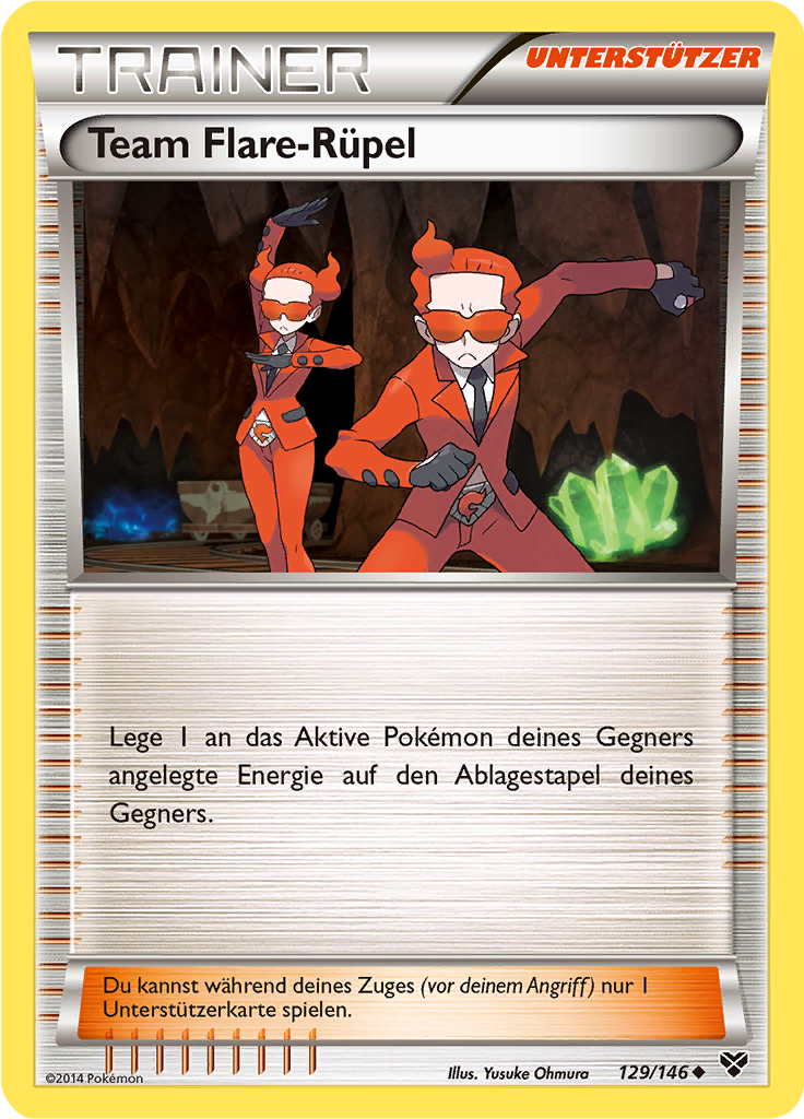 Team Flare-Rüpel (Reverse Holo)