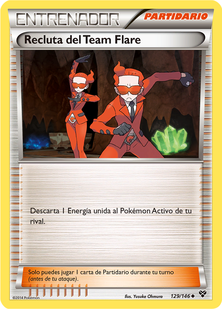 Recluta del Team Flare (Reverse Holo)