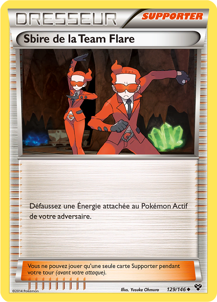 Sbire de la Team Flare (Reverse Holo)