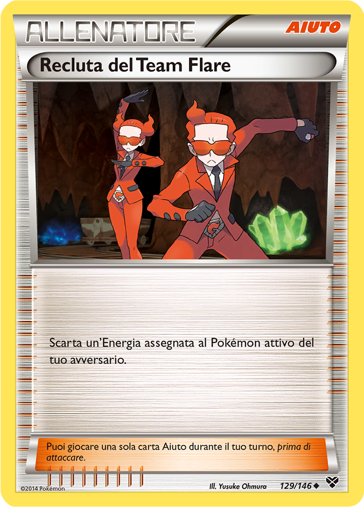 Recluta del Team Flare (Reverse Holo)