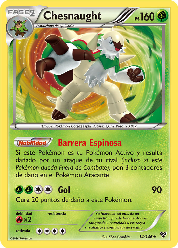 Chesnaught (Reverse Holo)