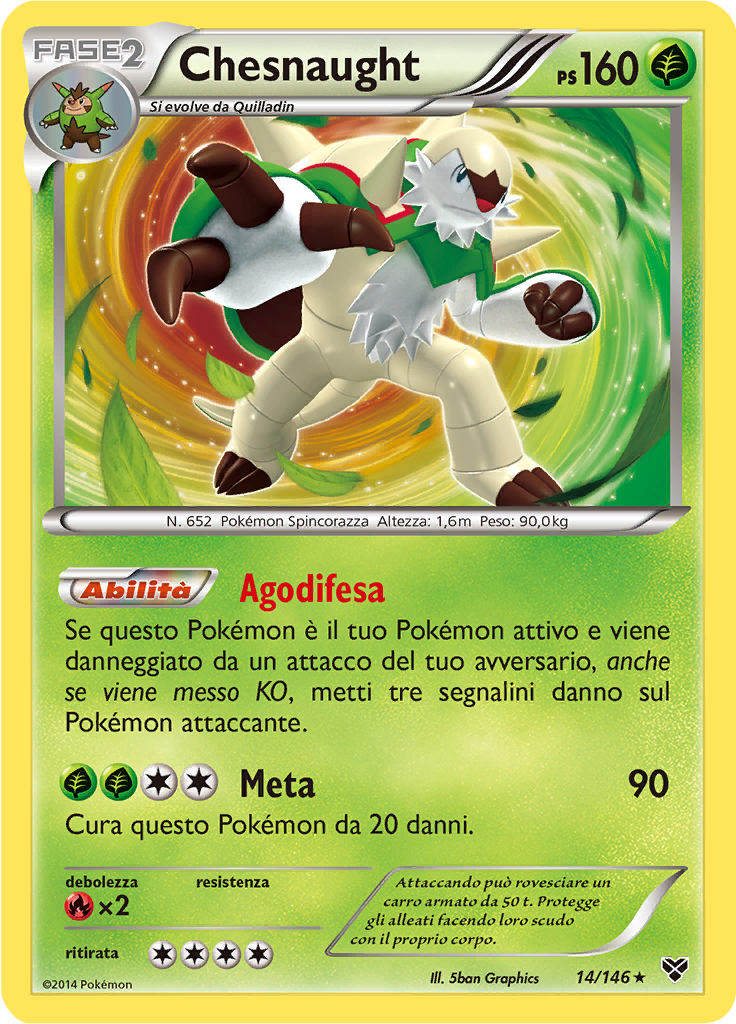Chesnaught (Reverse Holo)