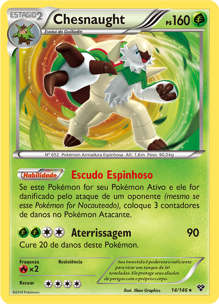 Chesnaught (Reverse Holo)