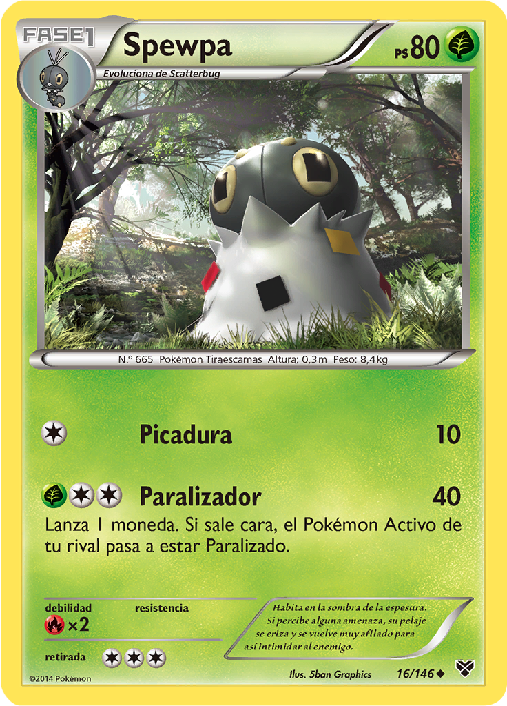 Spewpa (Reverse Holo)