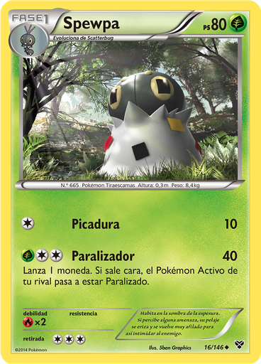 Spewpa (Reverse Holo)