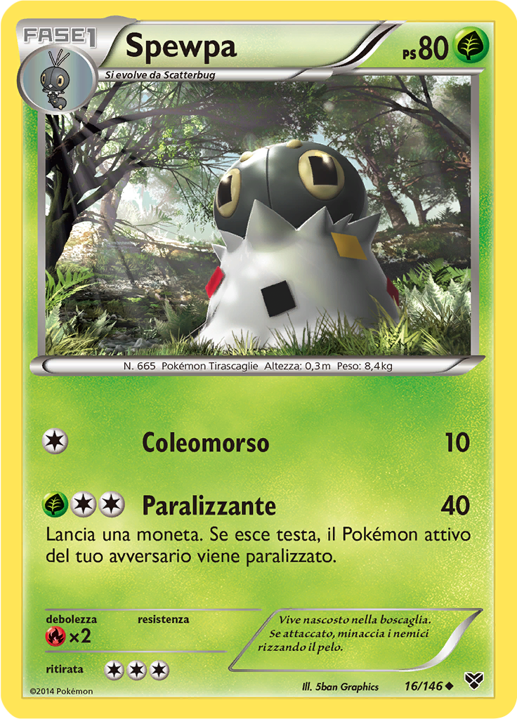 Spewpa (Reverse Holo)