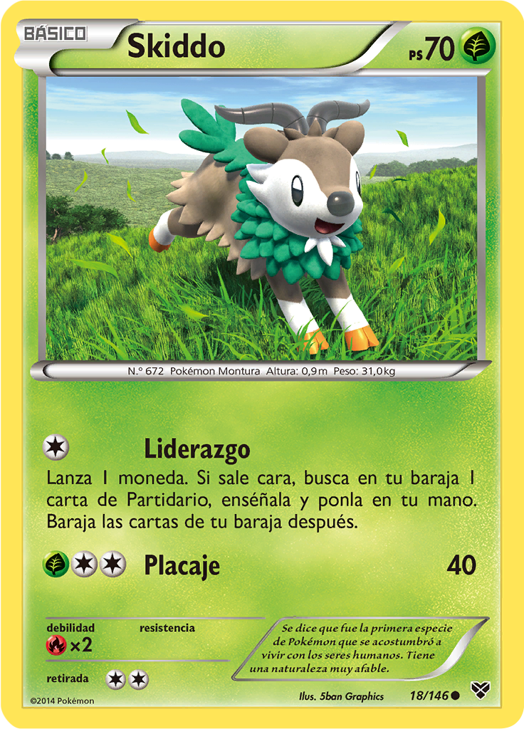 Skiddo (Reverse Holo)