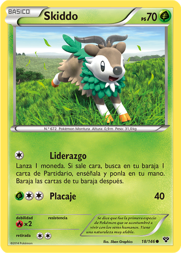 Skiddo (Reverse Holo)
