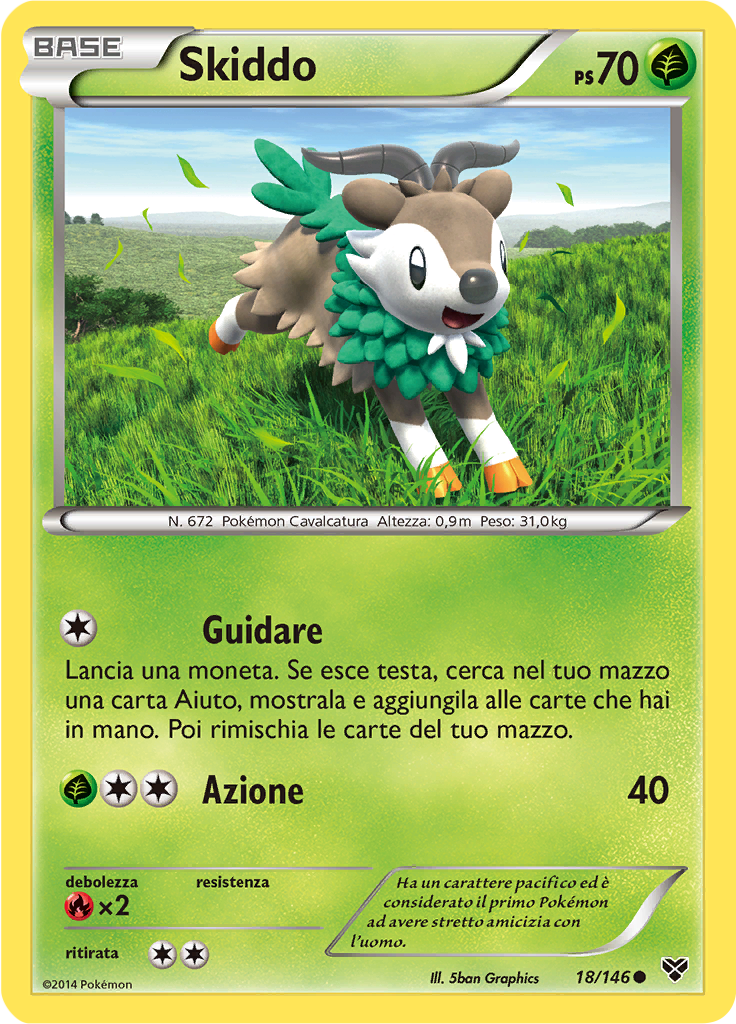 Skiddo (Reverse Holo)