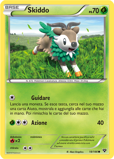 Skiddo (Reverse Holo)
