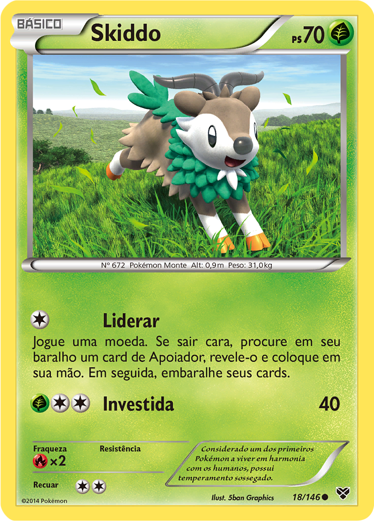 Skiddo (Reverse Holo)