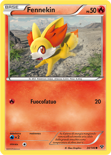 Fennekin (Reverse Holo)