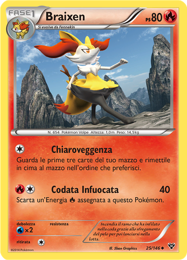 Braixen (Reverse Holo)